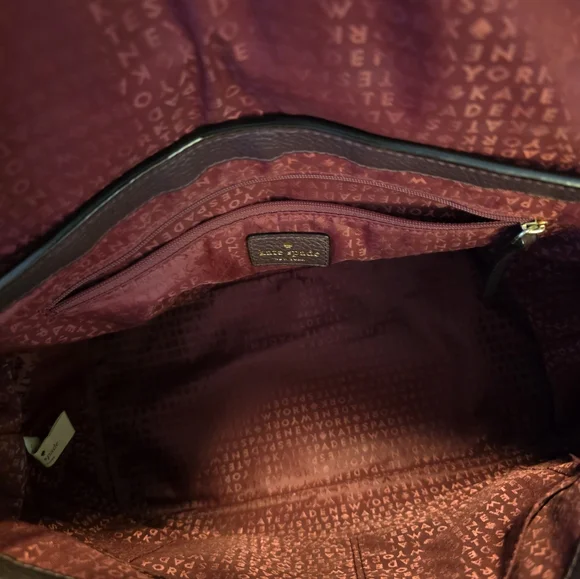 Kate Spade Satchel/Wallet (Deep Plum/Burgundy) - Picture 4 of 12
